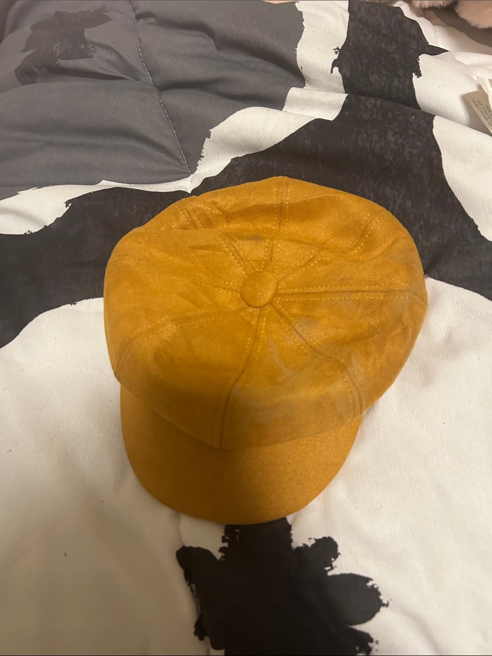 Men's Tan News Boy Cap - Unbranded